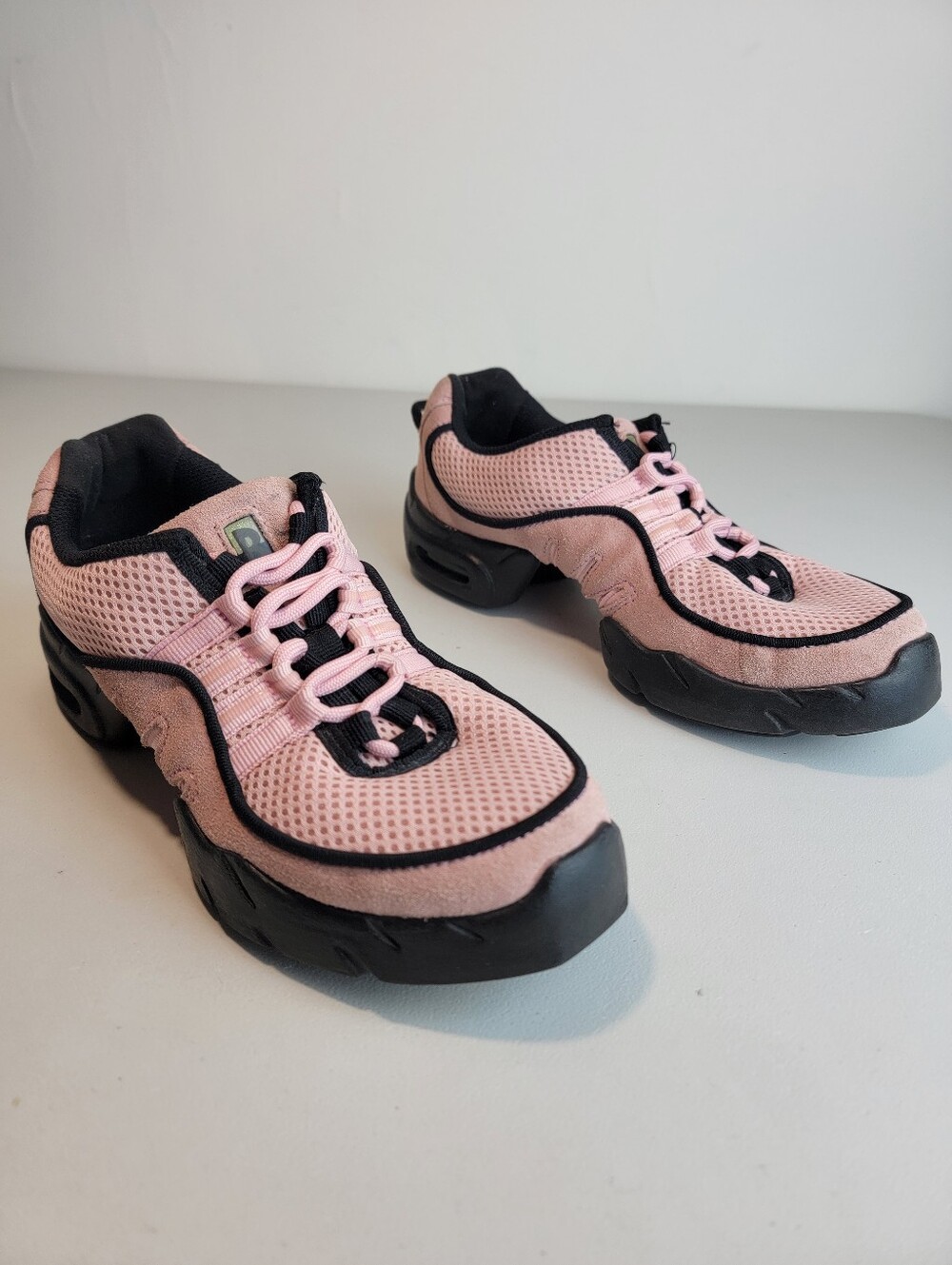 Bloch Adult Boost Mesh Split Sole Dance Sneakers Pink Women's Tag Sz. 8 - READ - Picture 5 of 15